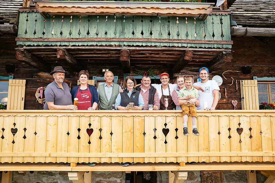 Das gesamte Team der Lammersdorfer Hütte lebt Gemeinschaft und Nachhaltigkeit